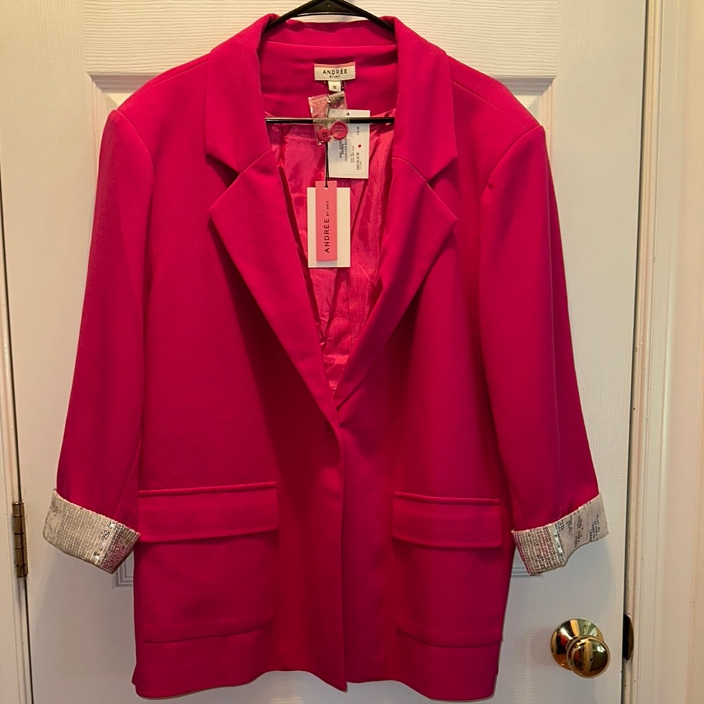 Pink Women's Blazer